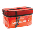 4er-Packung Adult Typ II Keyhole Life Jacke mit Aufbewahrungsbeutel | Orange