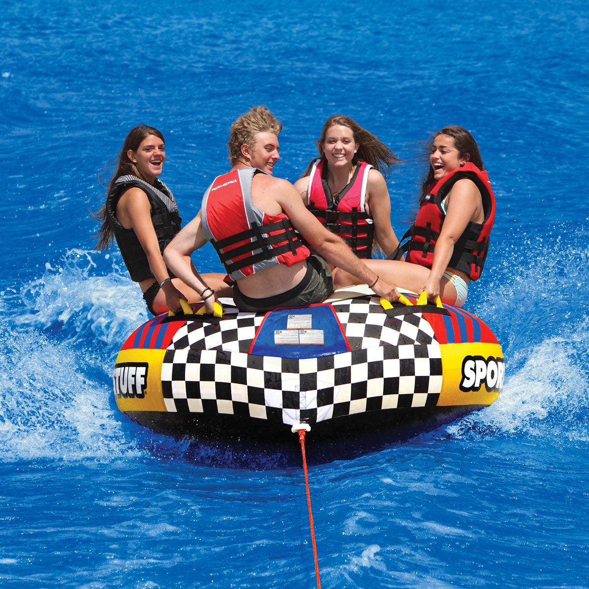SportsStuff Big Bertha | 4 Rider Towable Tube für Boote
