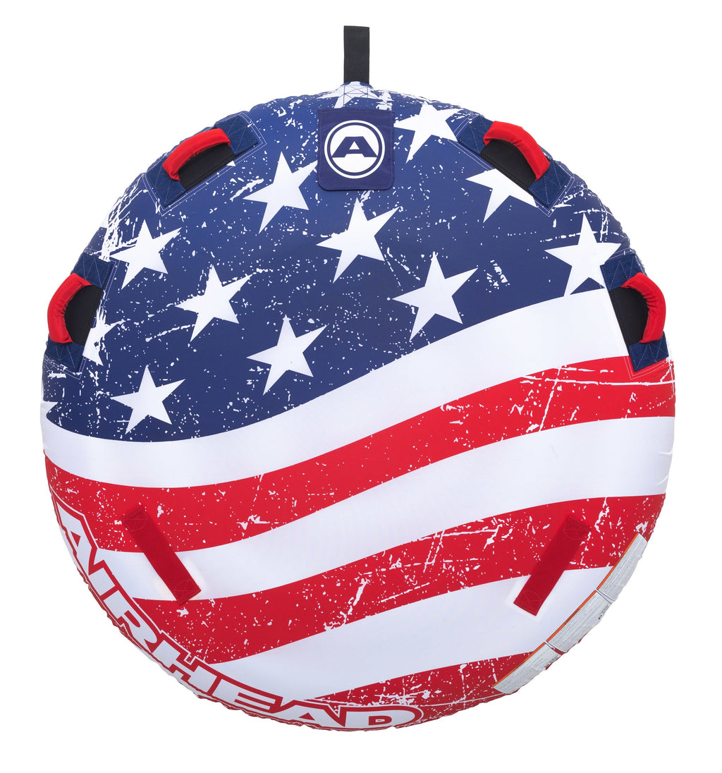Stars & Stripes Kit | 1 Rider Towable Tube, Pump, Seil zum Bootfahren
