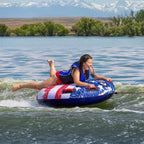 Stars & Stripes | 1 Rider Towable Tube für Boote