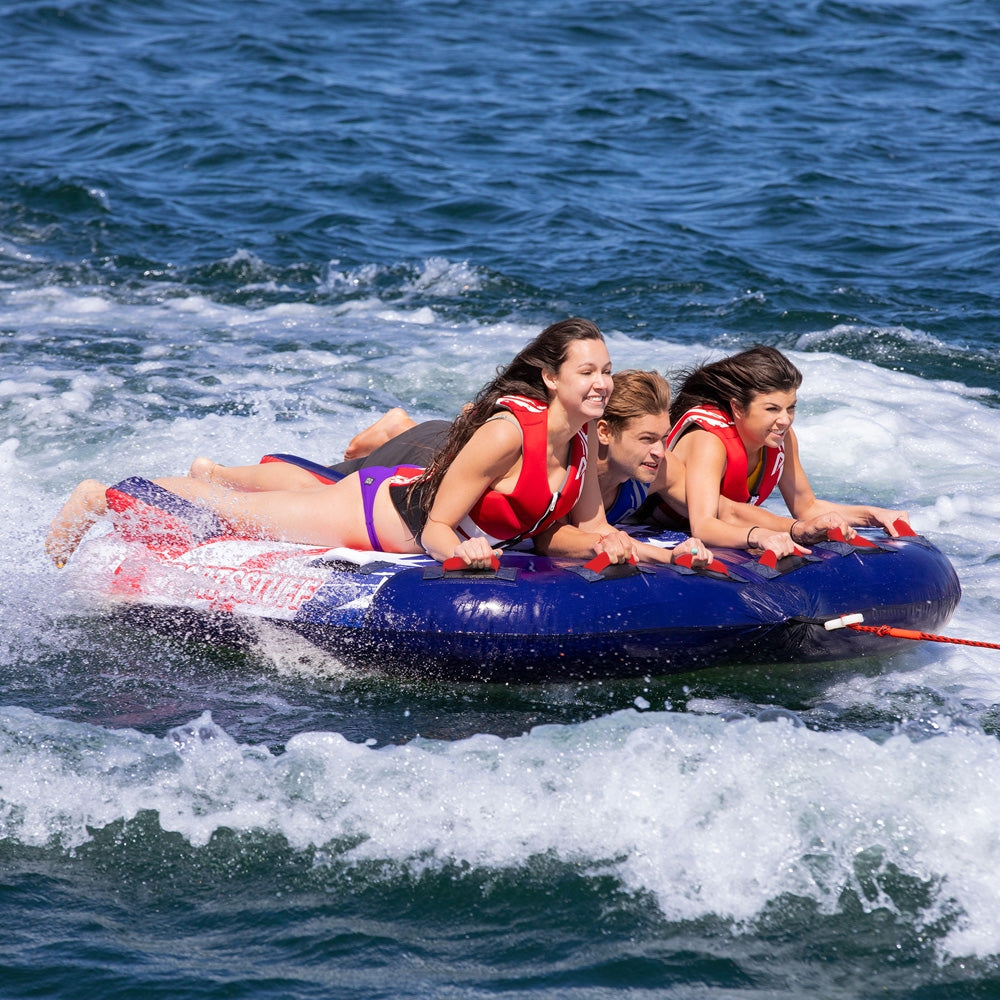 Stars & Stripes 3 | 1-3 Rider Towable Tube für Boote