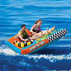 Rock 'N' Tow 2 - 1-2 Rider Towable Tube für Boot mit Seil