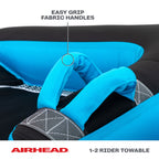Ripple Effect 2 – 1-2 Rider Towable Tube für Boote