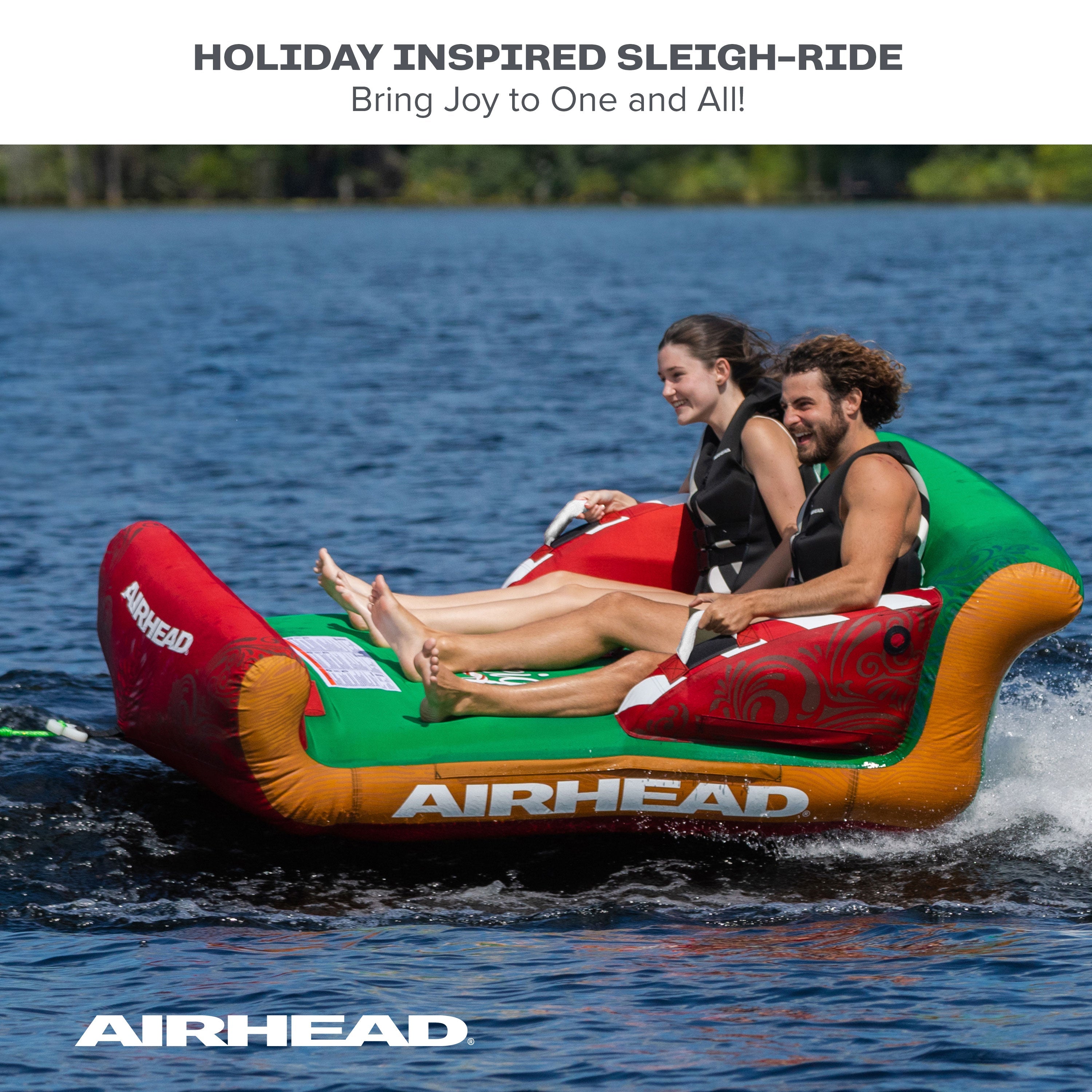 Holisleigh - 1-2 Rider Towable Tube für Boote