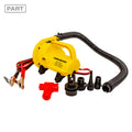 Abschlepppumpe 12 Volt Clips: Ersatzschlauch und Adapter