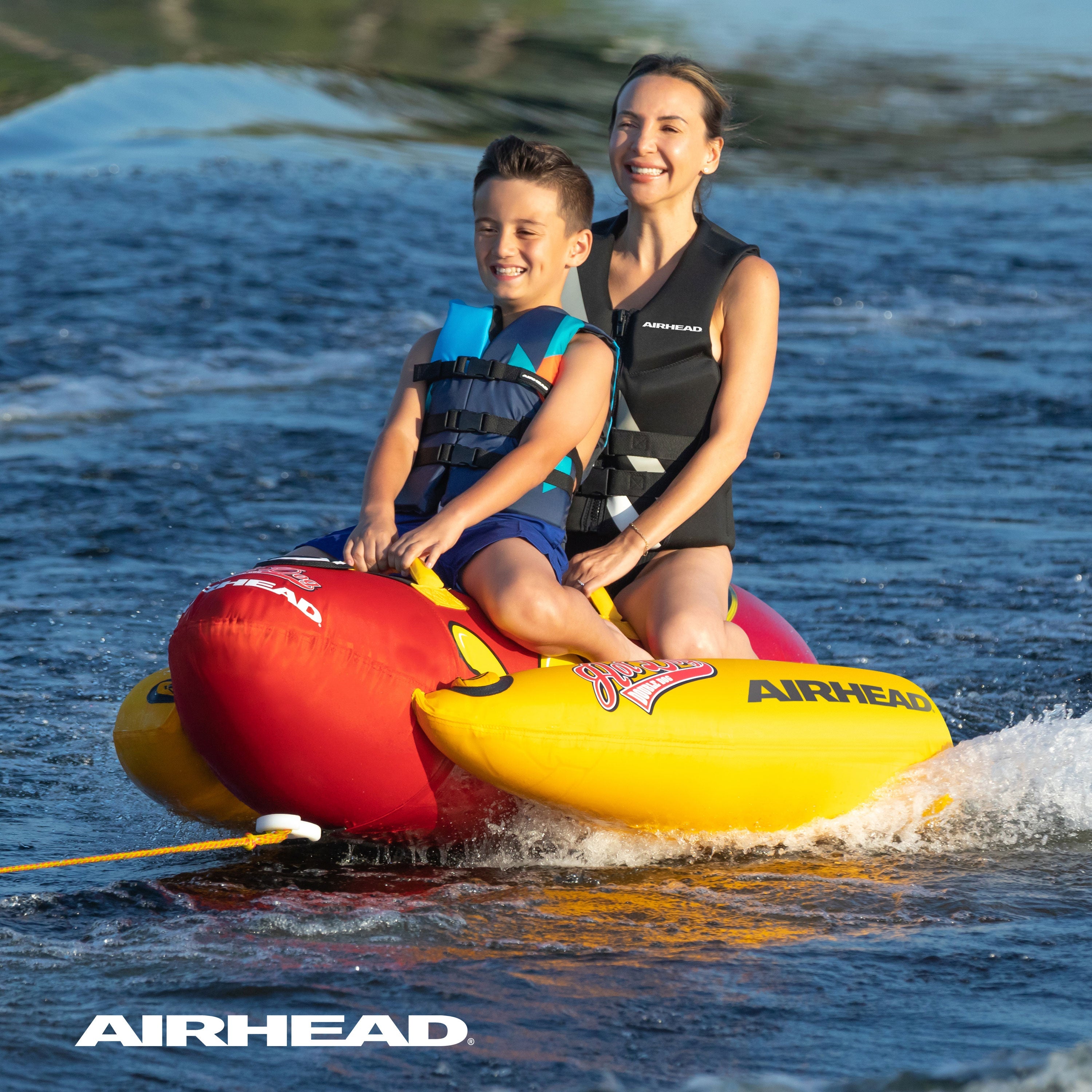 Doppelhund 1-2 Rider Towable Tube für Boote