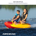 Doppelhund 1-2 Rider Towable Tube für Boote
