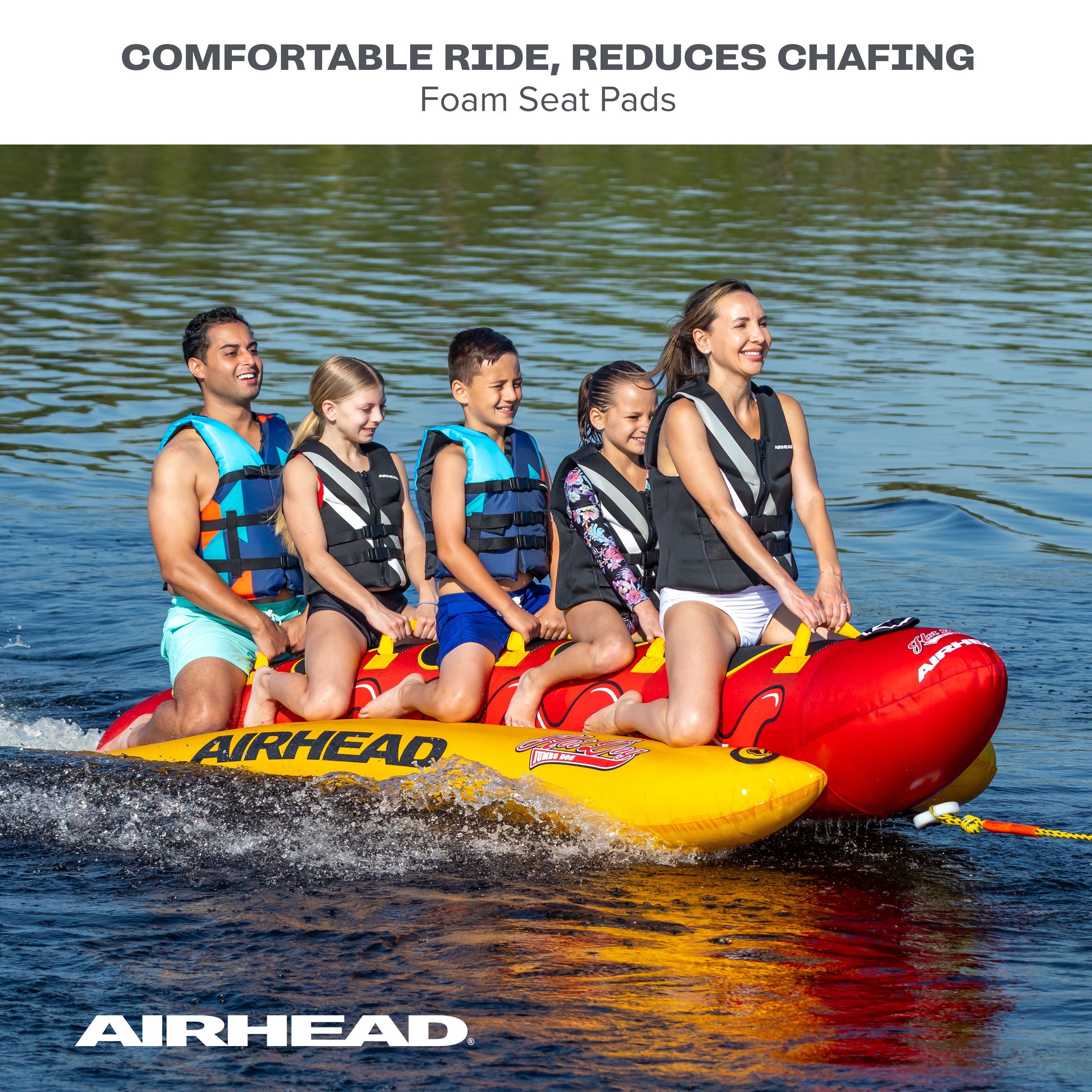 Jumbo Dog | 1-5 Rider Towable Tube zum Bootfahren