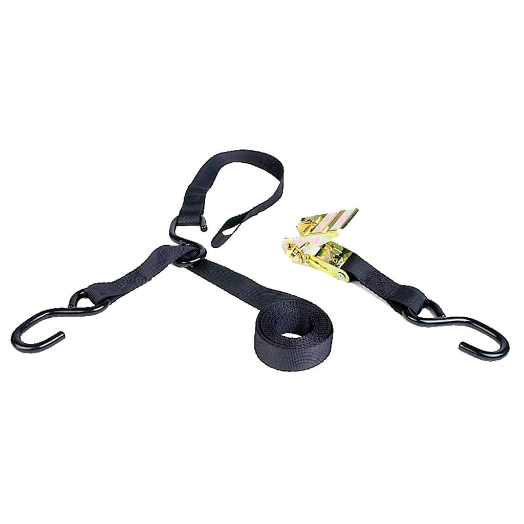 Triple Hook Ratchet Tie Down - 8'