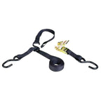 Triple Hook Ratchet Tie Down - 8'