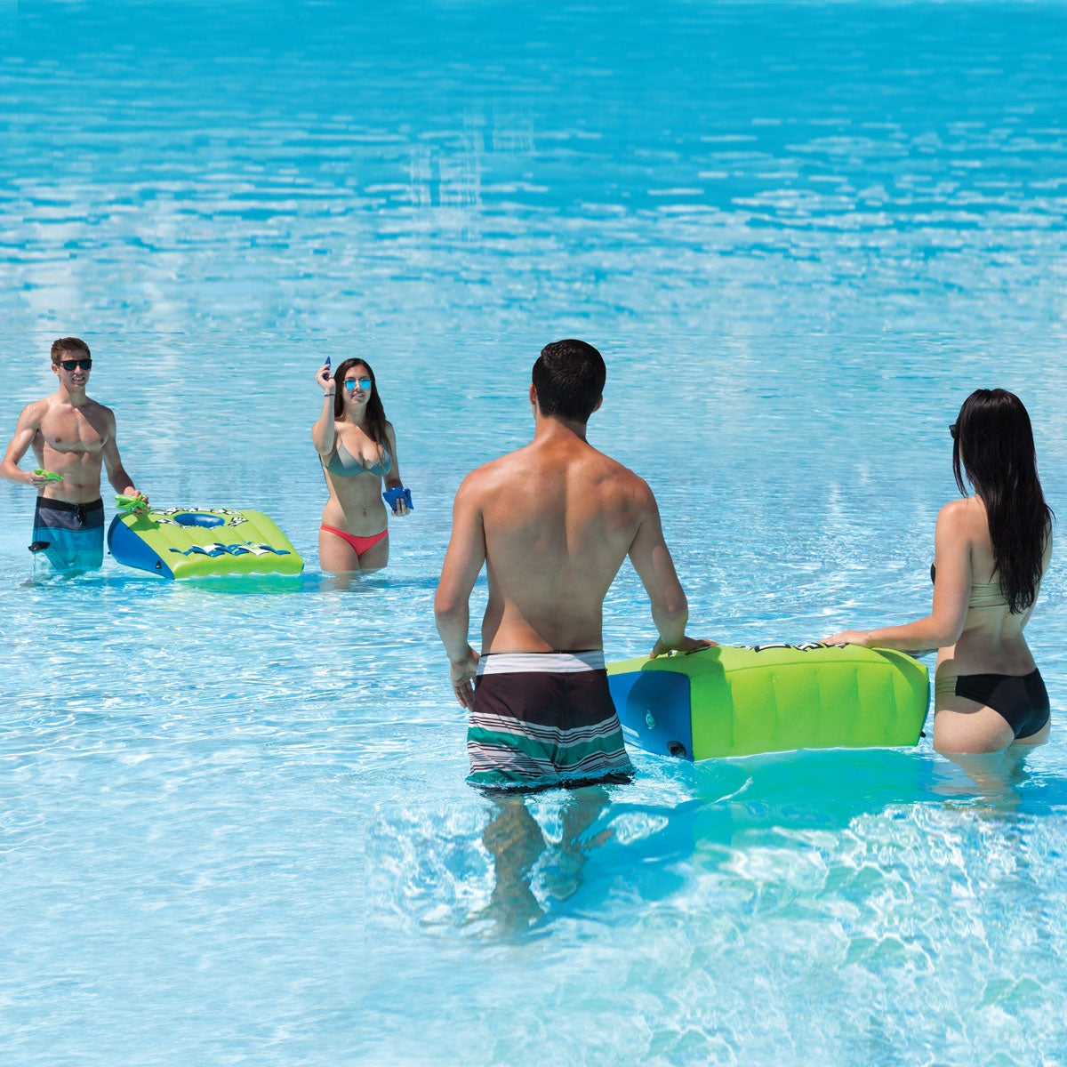Loben Sie den Blob aufblasbares Cornhole - 2 Packung