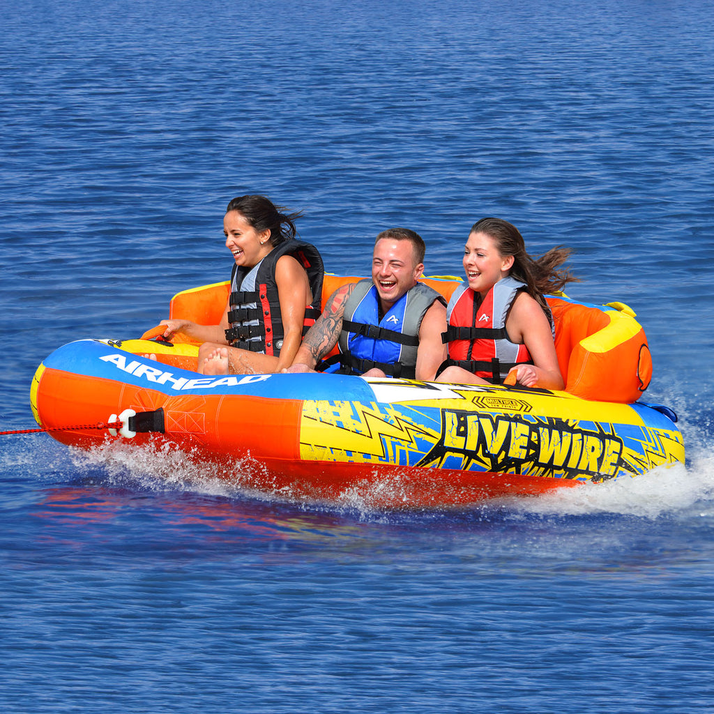 Live Wire 3 | 1-3 Rider Towable Tube für Boote