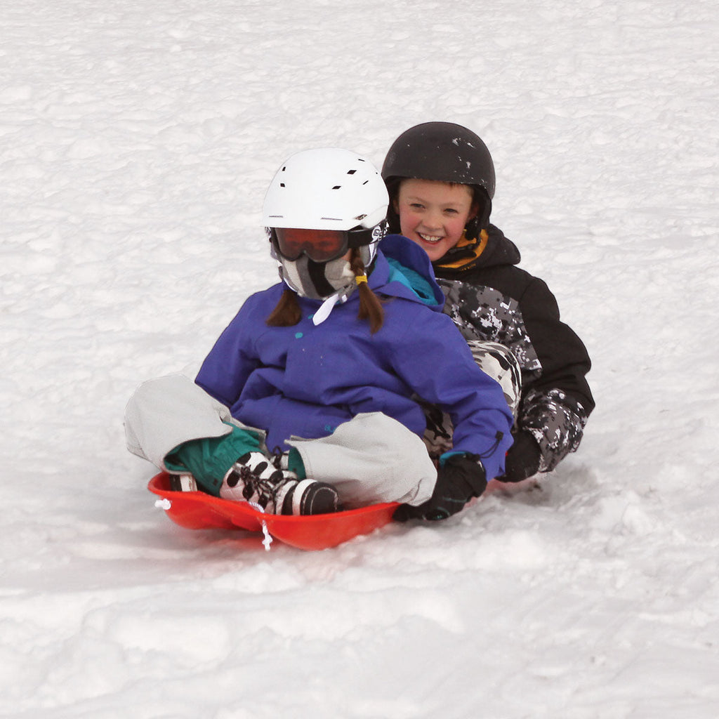 Classic 2 Sled | 1-2 Rider Plastic Snow Sled - 48'